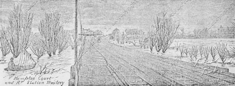 Hampton Court and Railway Station