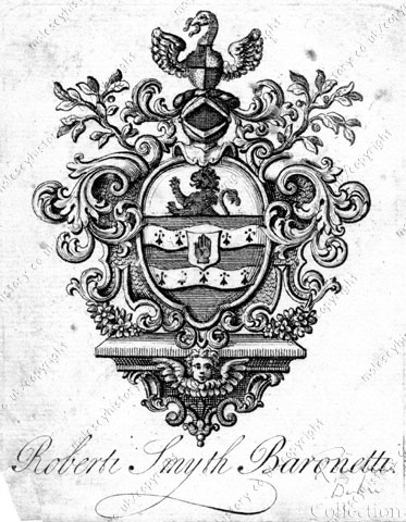 Bookplate of Sir Robert Smyth
