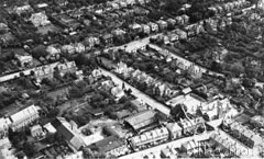 Aerial view of Arnison and Grove Roads