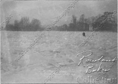 Ice-bound Thames - Garricks Temple