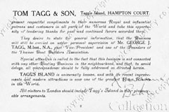 Tom Tagg and son Brochure