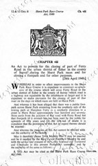 Hurst Park Race Course Act